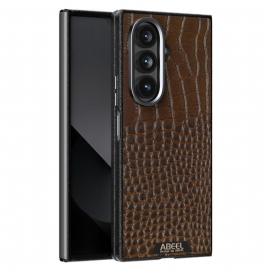 Κάλυμμα Samsung Galaxy Z Fold 7 Θήκες Κινητών Συμβατό Με Magsafe Στυλ Κροκόδειλου Abeel