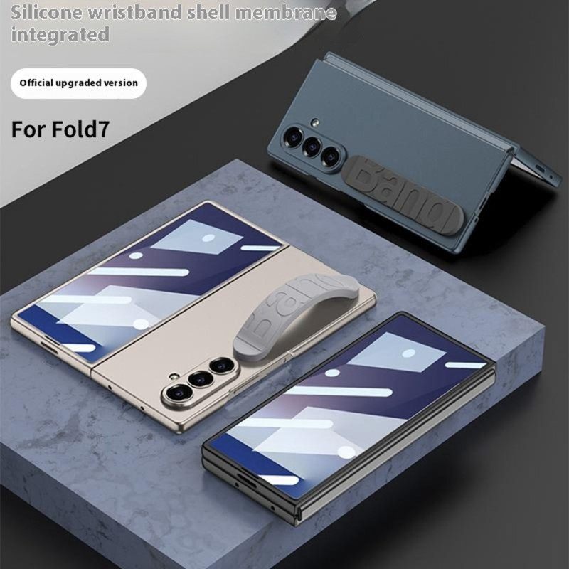 Κάλυμμα Samsung Galaxy Z Fold 7 Χειροκίνητο Λουράκι-βάση Σιλικόνης