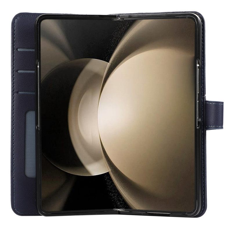 Θηκη Κινητου Samsung Galaxy Z Fold 7 Ανάγλυφο Σχέδιο Με Λουρί