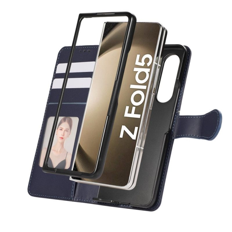 Θηκη Κινητου Samsung Galaxy Z Fold 7 Ανάγλυφο Σχέδιο Με Λουρί