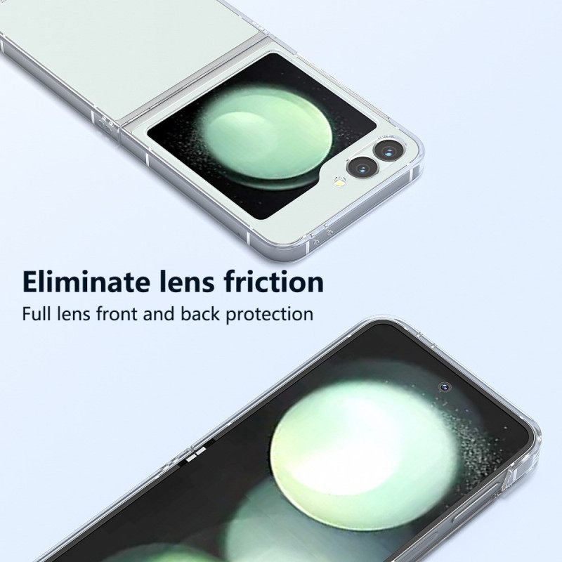 Κάλυμμα Samsung Galaxy Z Flip 7 Fe Άκαμπτο Διαφανής Σιλικόνης