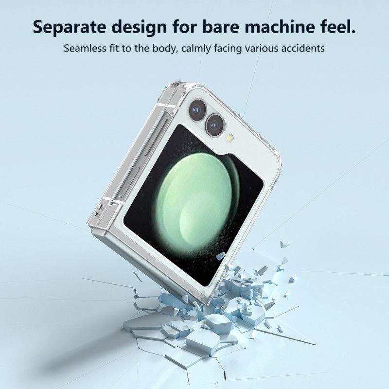 Κάλυμμα Samsung Galaxy Z Flip 7 Fe Άκαμπτο Διαφανής Σιλικόνης