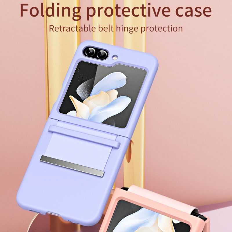 Κάλυμμα Samsung Galaxy Z Flip 7 Fe Άκαμπτο Με Αναδιπλούμενο Λουράκι