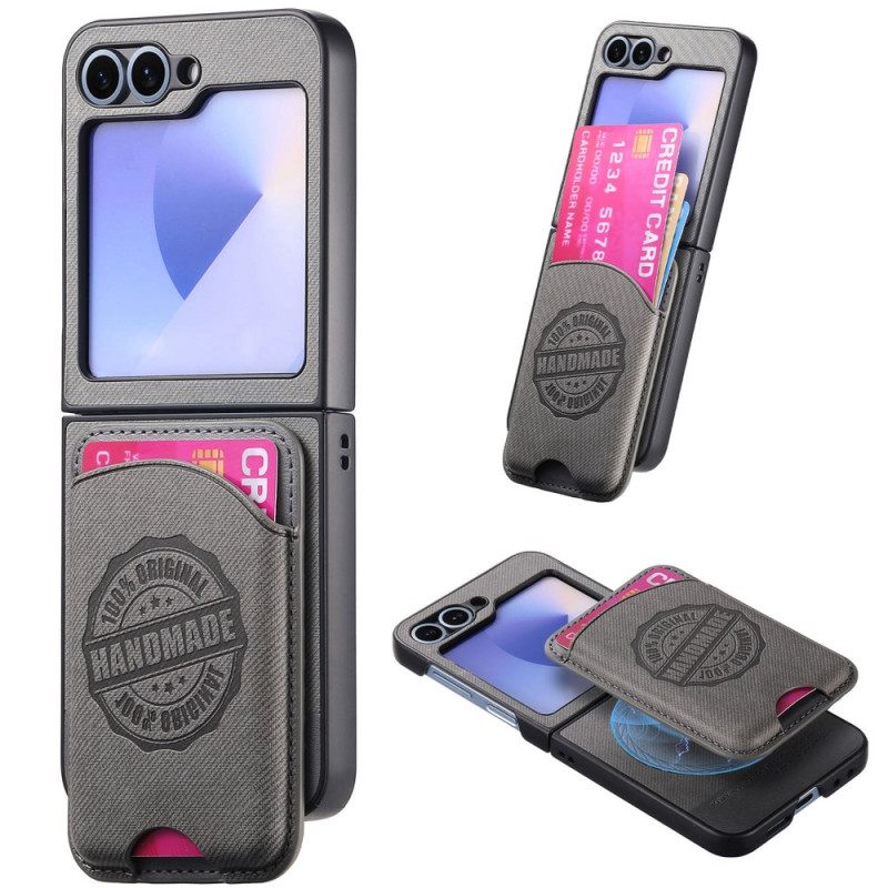 Κάλυμμα Samsung Galaxy Z Flip 7 Fe Αποσπώμενη Θήκη Καρτών Συμβατή Με Magsafe