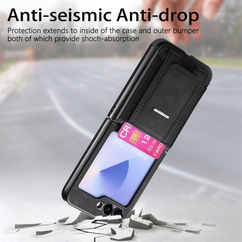 Κάλυμμα Samsung Galaxy Z Flip 7 Fe Βάση Και Θήκη Για Κάρτες