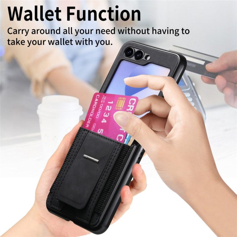 Κάλυμμα Samsung Galaxy Z Flip 7 Fe Βάση Και Θήκη Για Κάρτες