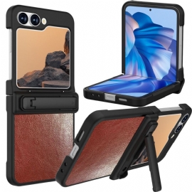 Κάλυμμα Samsung Galaxy Z Flip 7 Fe Βάση Με Εφέ Vintage Δέρματος