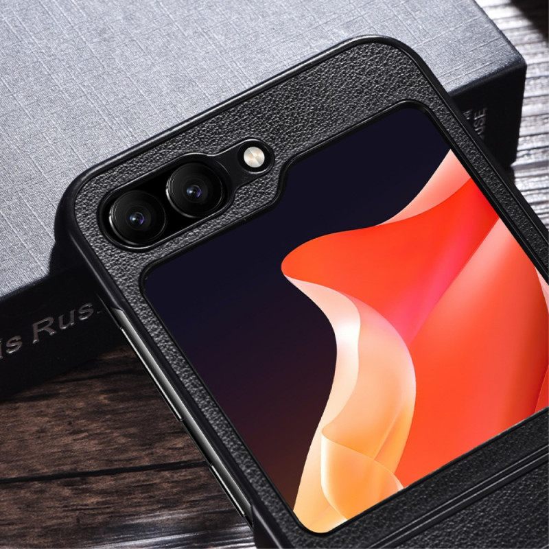 Κάλυμμα Samsung Galaxy Z Flip 7 Fe Δερμάτινο Εφέ Συμβατό Με Magsafe