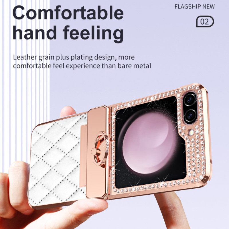 Κάλυμμα Samsung Galaxy Z Flip 7 Fe Διακόσμηση Με Στρας