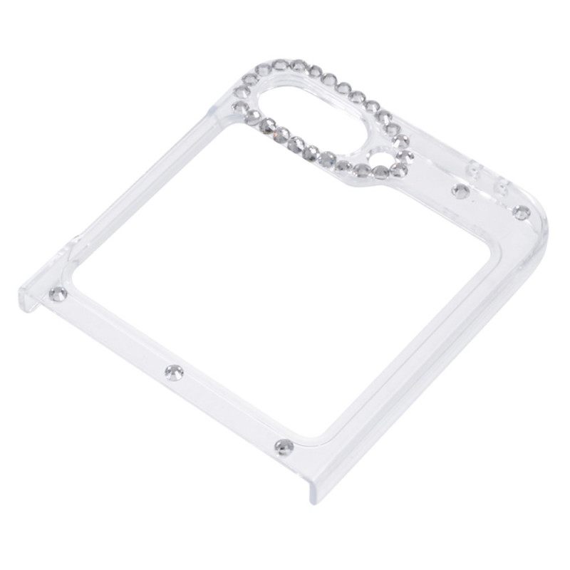 Κάλυμμα Samsung Galaxy Z Flip 7 Fe Διακόσμηση Με Στρας Σιλικόνης