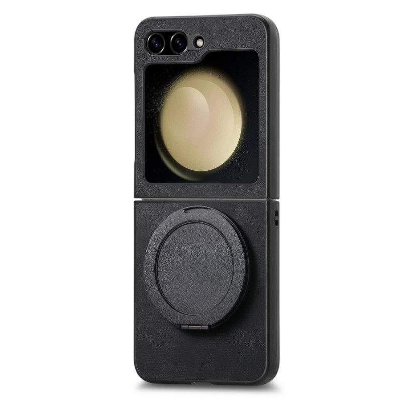 Κάλυμμα Samsung Galaxy Z Flip 7 Fe Εφέ Σουέτ Με Περιστροφή Βάση