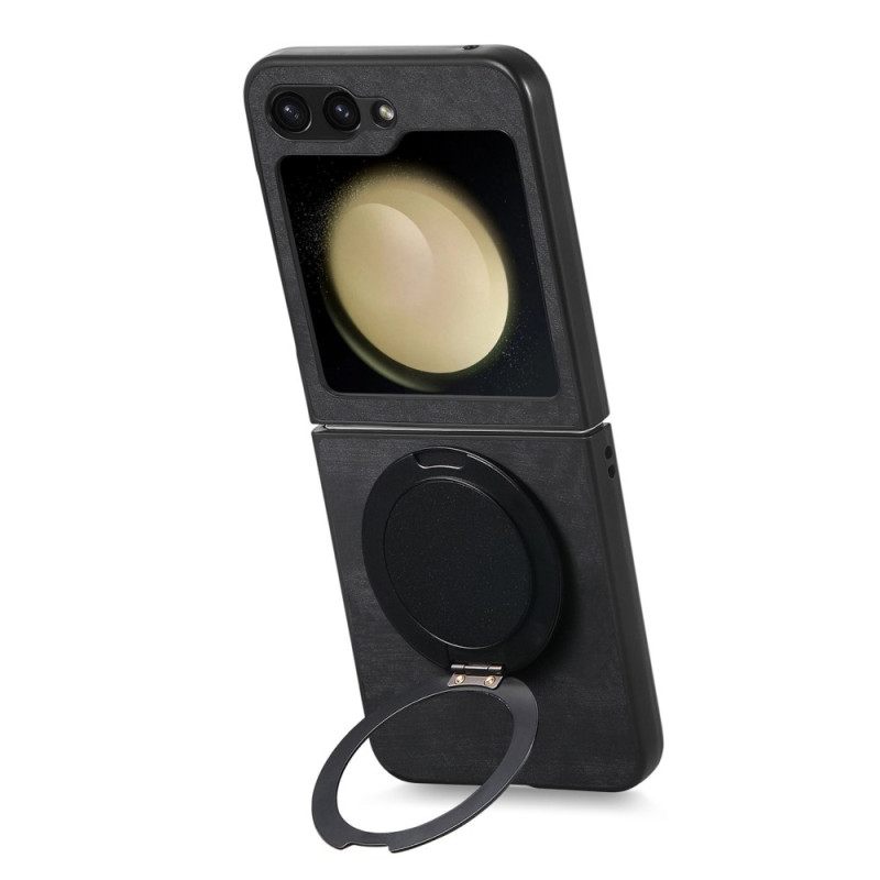 Κάλυμμα Samsung Galaxy Z Flip 7 Fe Εφέ Σουέτ Με Περιστροφή Βάση