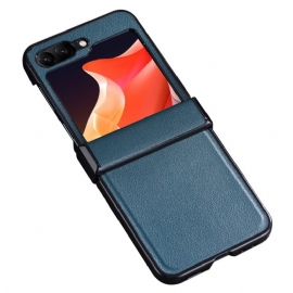 Κάλυμμα Samsung Galaxy Z Flip 7 Fe Εξαιρετικά Λεπτό Δέρμα Από Τεχνητό Δέρμα