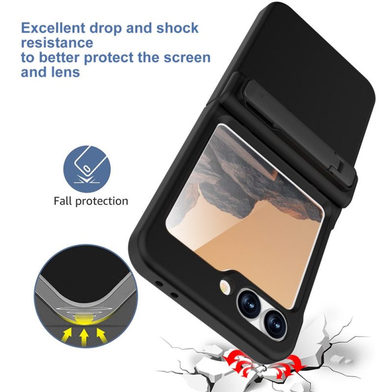 Κάλυμμα Samsung Galaxy Z Flip 7 Fe Φινίρισμα Με Καουτσούκ