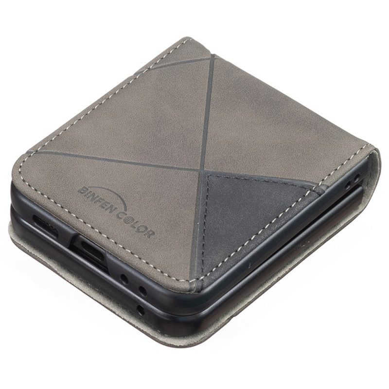 Κάλυμμα Samsung Galaxy Z Flip 7 Fe Γεωμετρικό Σιλικόνης