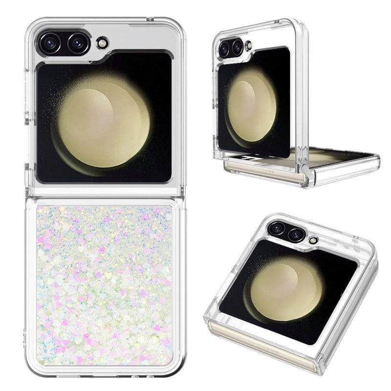 Κάλυμμα Samsung Galaxy Z Flip 7 Fe Γκλίτερ Σιλικόνης