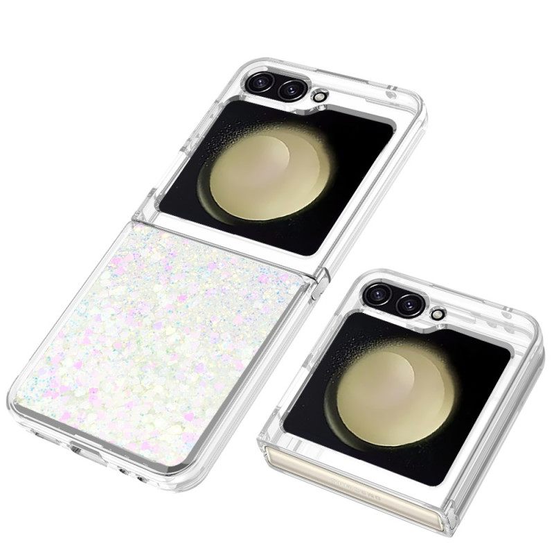 Κάλυμμα Samsung Galaxy Z Flip 7 Fe Γκλίτερ Σιλικόνης