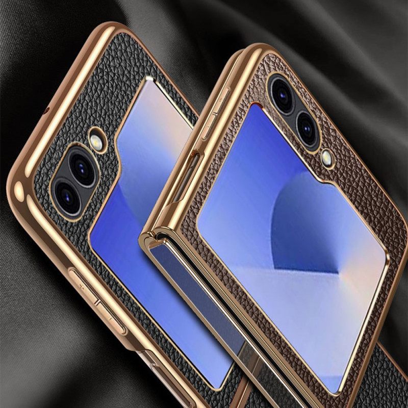 Κάλυμμα Samsung Galaxy Z Flip 7 Fe Γνήσιο Δέρμα