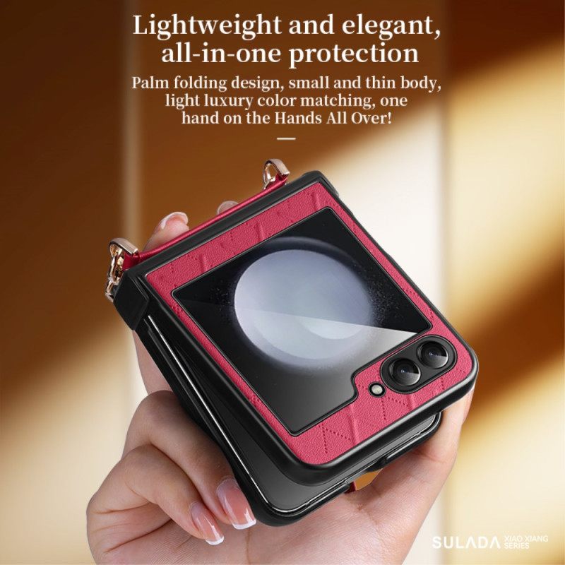 Κάλυμμα Samsung Galaxy Z Flip 7 Fe Ιμάντας Ώμου Sulada