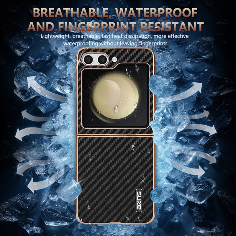 Κάλυμμα Samsung Galaxy Z Flip 7 Fe Ίνες Άνθρακα Azns