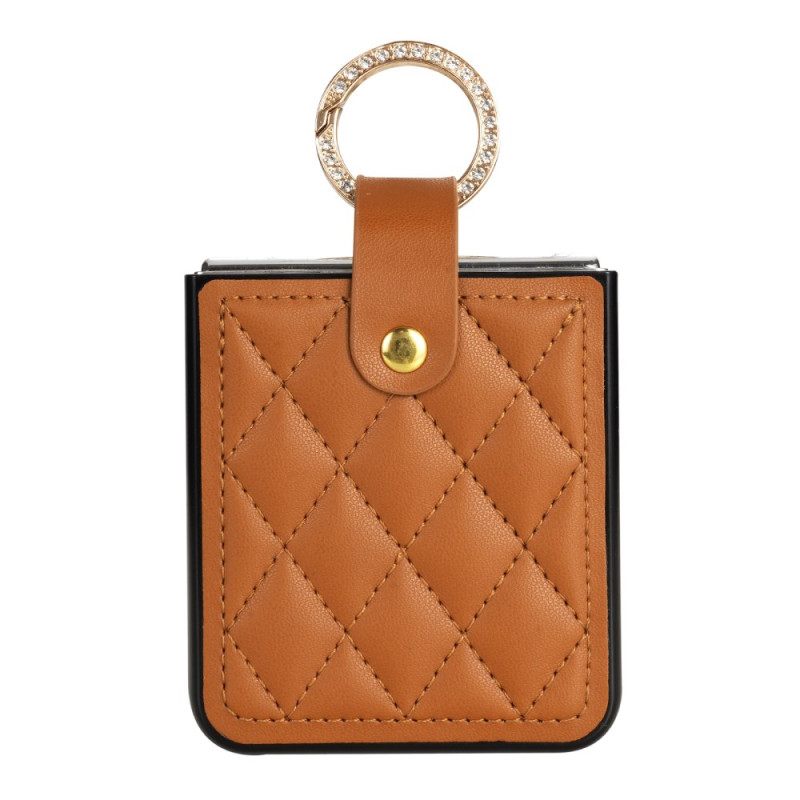 Κάλυμμα Samsung Galaxy Z Flip 7 Fe Κλασικό Καπιτονέ Σιλικόνης