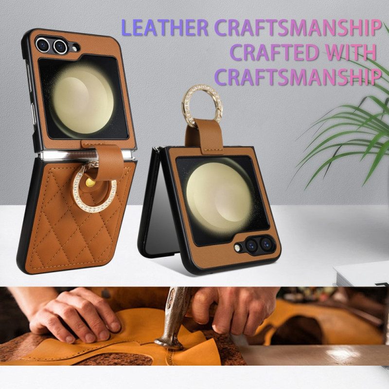 Κάλυμμα Samsung Galaxy Z Flip 7 Fe Κλασικό Καπιτονέ Σιλικόνης