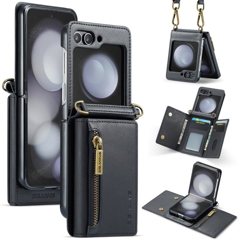 Κάλυμμα Samsung Galaxy Z Flip 7 Fe Λουράκι Χιαστί Dg.ming Σιλικόνης