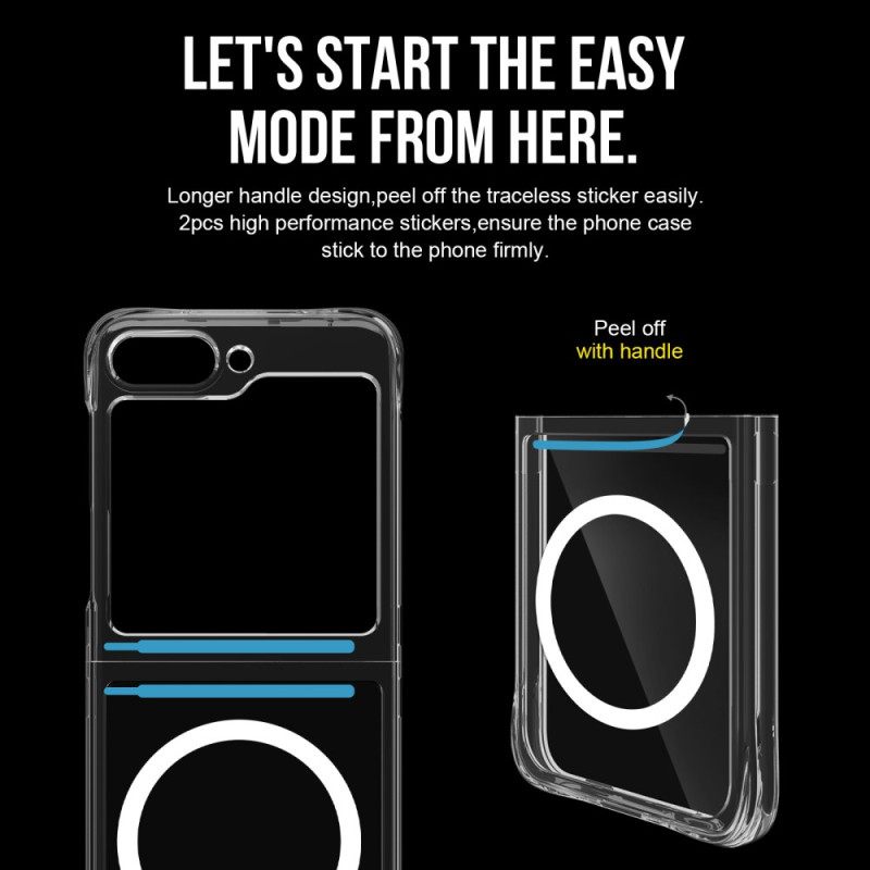 Κάλυμμα Samsung Galaxy Z Flip 7 Fe Μαγνητική Διάφανη