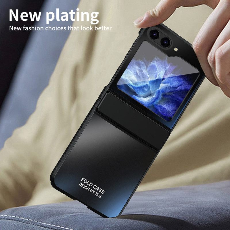 Κάλυμμα Samsung Galaxy Z Flip 7 Fe Μεταλλικό Εφέ Σιλικόνης