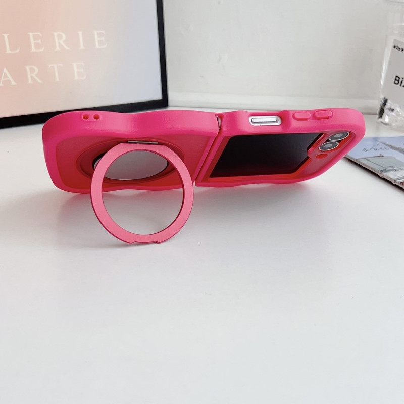 Κάλυμμα Samsung Galaxy Z Flip 7 Fe Περιστρεφόμενη Βάση Και Ενσωματωμένος Καθρέφτης