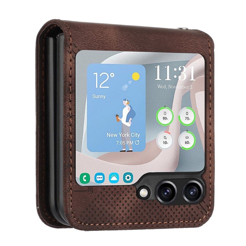 Κάλυμμα Samsung Galaxy Z Flip 7 Fe Πορτοφόλι Με Σχέδιο