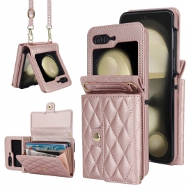 Κάλυμμα Samsung Galaxy Z Flip 7 Fe Πορτοφόλι Ώμου