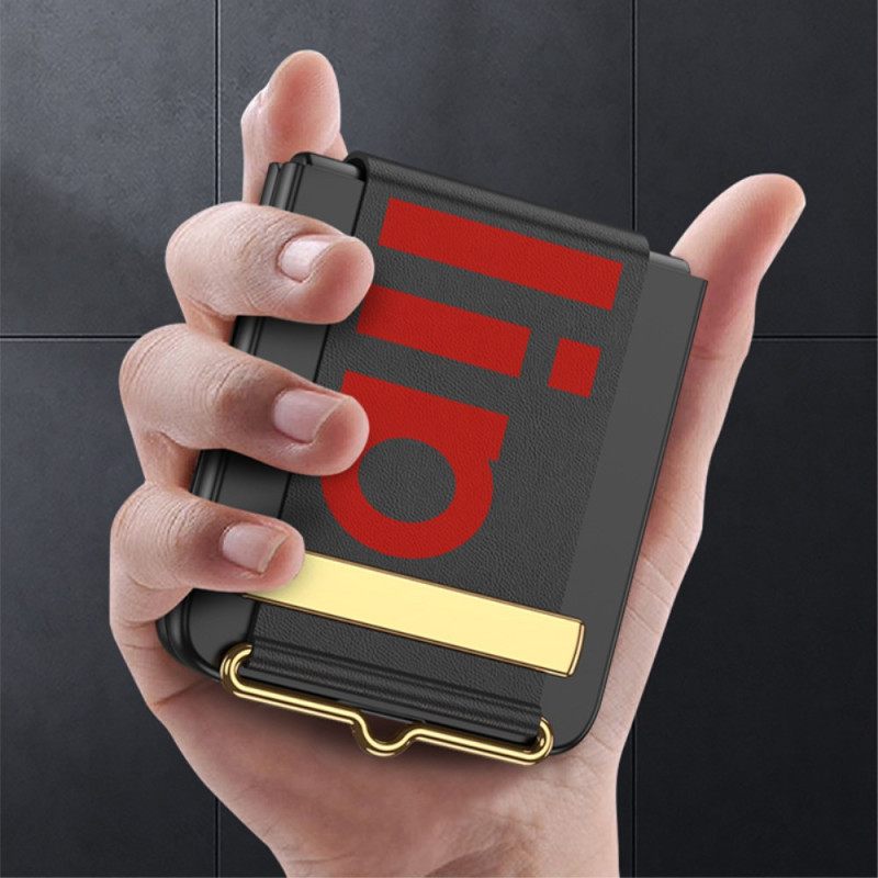 Κάλυμμα Samsung Galaxy Z Flip 7 Fe Προστατευτικό Οθόνης Με Λουράκι & Πίσω Μέρος Gkk