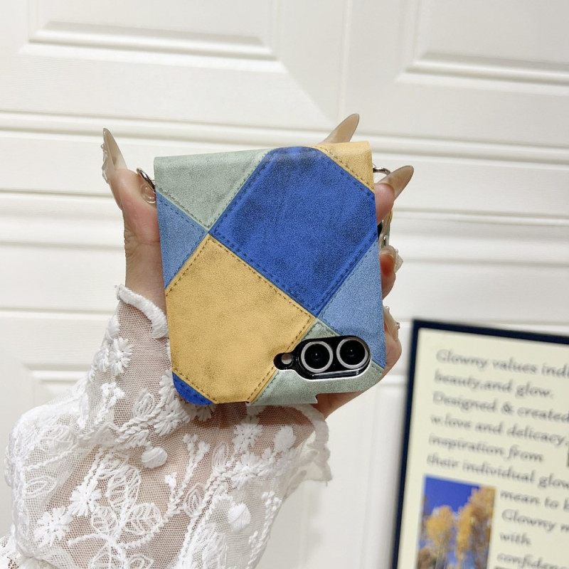 Κάλυμμα Samsung Galaxy Z Flip 7 Fe Ρετρό Με Κούμπωμα Με Πατούσα Γάτας