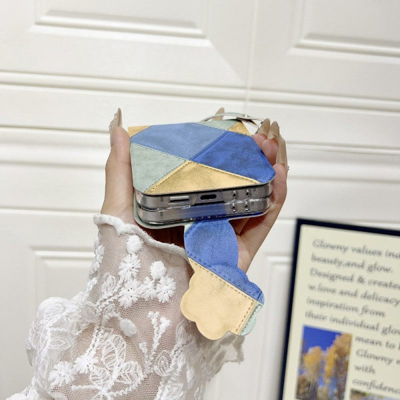 Κάλυμμα Samsung Galaxy Z Flip 7 Fe Ρετρό Με Κούμπωμα Με Πατούσα Γάτας