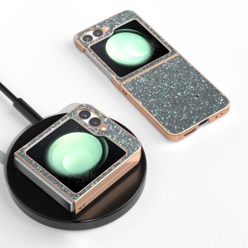 Κάλυμμα Samsung Galaxy Z Flip 7 Fe Σχεδιασμός Με Γκλίτερ