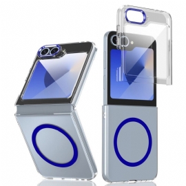 Κάλυμμα Samsung Galaxy Z Flip 7 Fe Συμβατό Με Magsafe Ημιδιαφανές Με Προστατευτικό Οθόνης