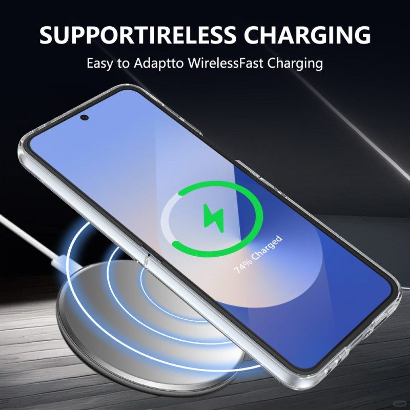 Κάλυμμα Samsung Galaxy Z Flip 7 Fe Συμβατό Με Magsafe Ημιδιαφανές Με Προστατευτικό Οθόνης