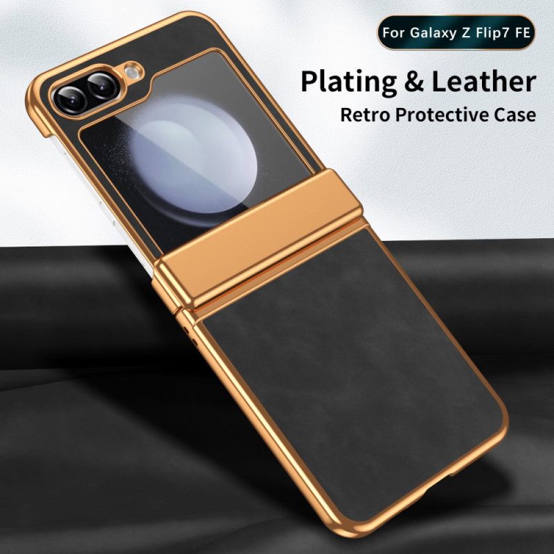 Κάλυμμα Samsung Galaxy Z Flip 7 Fe Τεχνητό Δέρμα