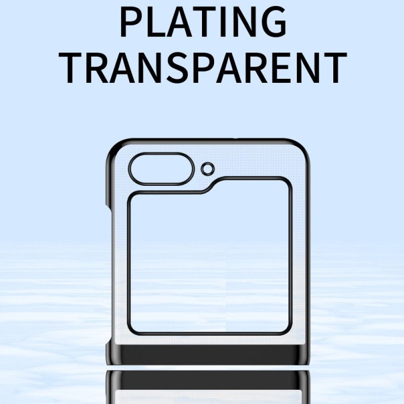 Κάλυμμα Samsung Galaxy Z Flip 7 Fe Θήκες Κινητών Διαφανής Σχεδιασμός Και Μεταλλικό Εφέ