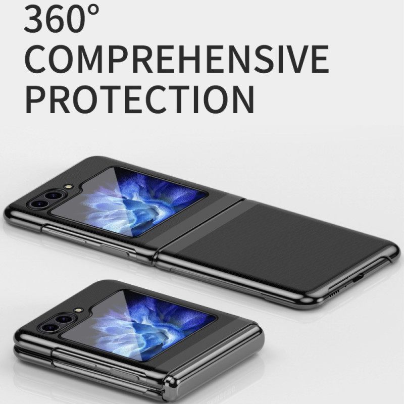 Κάλυμμα Samsung Galaxy Z Flip 7 Fe Θήκες Κινητών Διαφανής Σχεδιασμός Και Μεταλλικό Εφέ