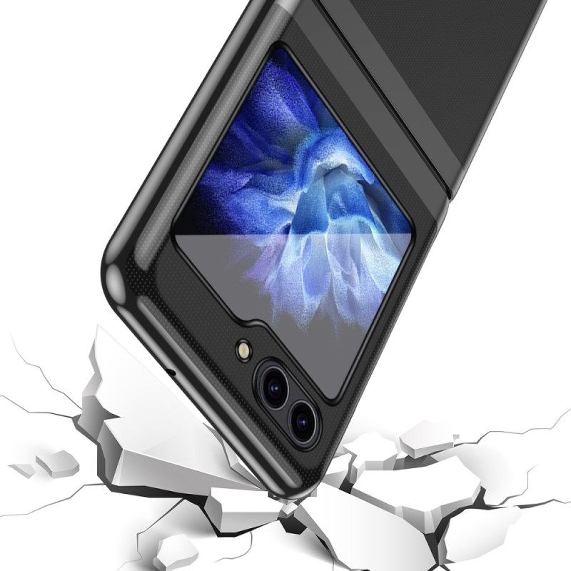 Κάλυμμα Samsung Galaxy Z Flip 7 Fe Θήκες Κινητών Διαφανής Σχεδιασμός Και Μεταλλικό Εφέ