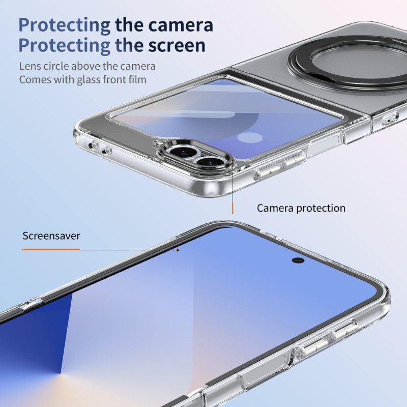 Κάλυμμα Samsung Galaxy Z Flip 7 Fe Θήκες Κινητών Μαγνητική Βάση Και Προστατευτικό Οθόνης Hd