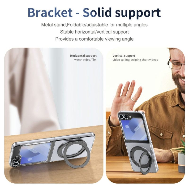 Κάλυμμα Samsung Galaxy Z Flip 7 Fe Θήκες Κινητών Μαγνητική Βάση Και Προστατευτικό Οθόνης Hd