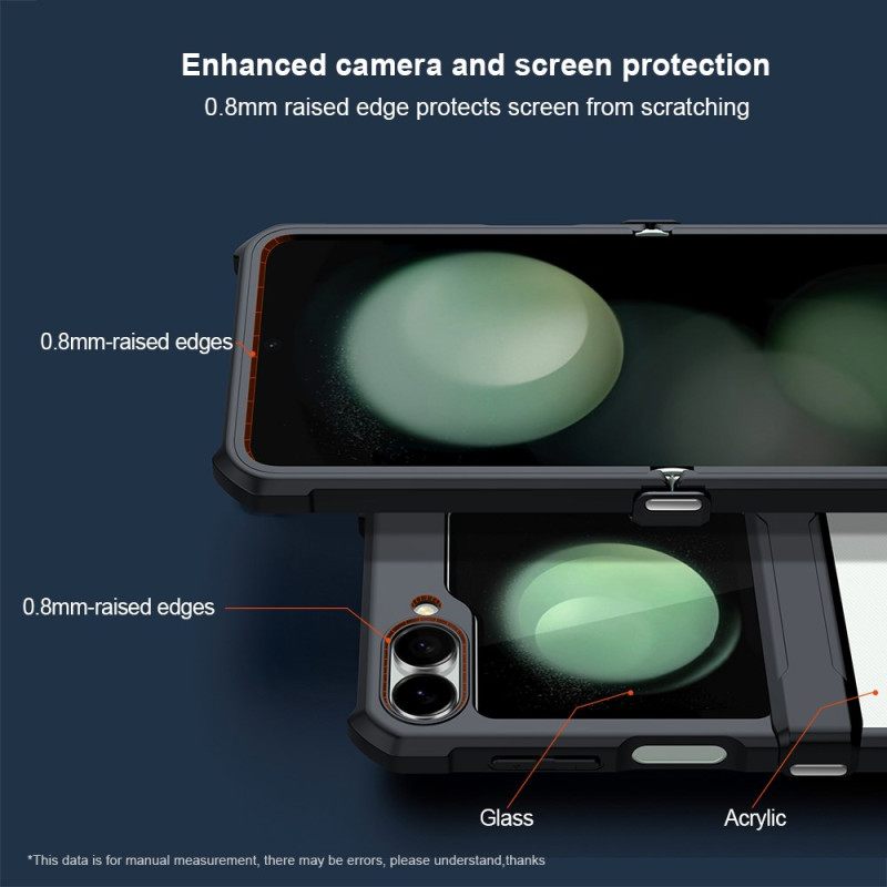 Κάλυμμα Samsung Galaxy Z Flip 7 Fe Θήκες Κινητών Μικρό Προστατευτικό Οθόνης Πίσω Xundd