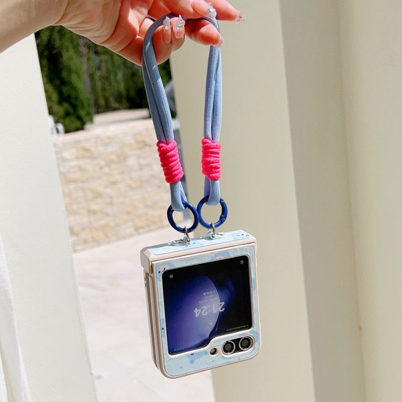 Κάλυμμα Samsung Galaxy Z Flip 7 Fe Θήκες Κινητών Σχέδιο Αρκούδας Και Λουράκι Καρπού