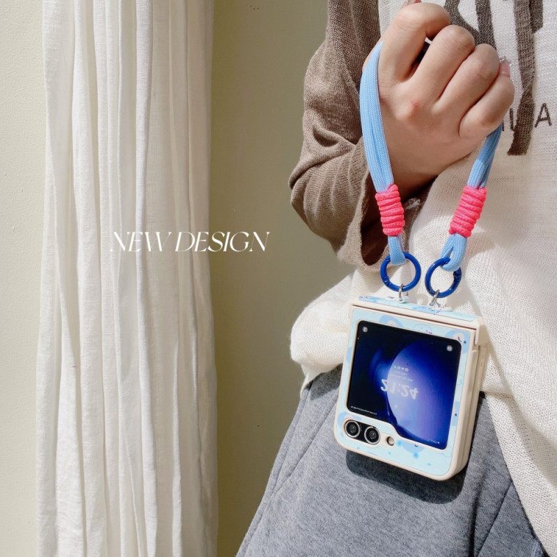 Κάλυμμα Samsung Galaxy Z Flip 7 Fe Θήκες Κινητών Σχέδιο Αρκούδας Και Λουράκι Καρπού