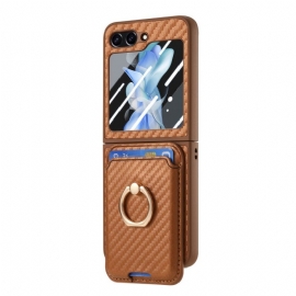 Κάλυμμα Samsung Galaxy Z Flip 7 Fe Θήκες Κινητών Θήκη Για Κάρτες Από Ανθρακονήματα