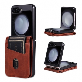 Κάλυμμα Samsung Galaxy Z Flip 7 Fe Θήκες Κινητών Θήκη Καρτών Azns Από Τεχνητό Δέρμα