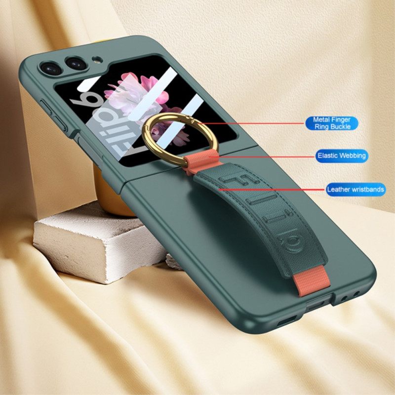 Κάλυμμα Samsung Galaxy Z Flip 7 Fe Θήκη Δαχτυλιδιού Και Λουράκι Gkk